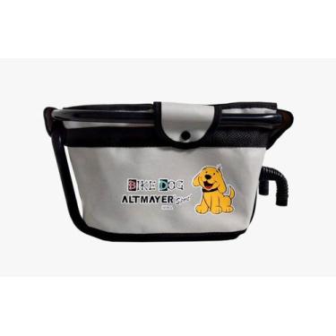 Imagem de Cadeirinha Cestinha Bike Dog para Bicicleta Bege - Altmayer AL59, Bege