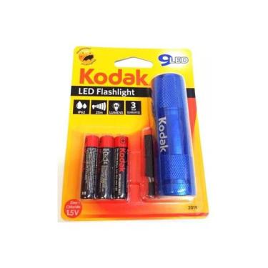 Imagem de Lanterna Kodak 9-led + 3 Pilhas Aaa