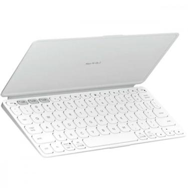 Imagem de Teclado Sem Fio Portátil Logitech Keys-To-Go 2 Bluetooth Branco US, Br