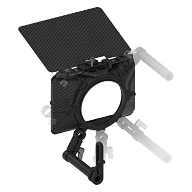 Imagem de Runshuangyu Mini caixa fosca leve de fixação com lente fosca com bandeira superior para câmera DSLR mirrorless compatível com filtro 4 x 4 x 5,65 (versão padrão)