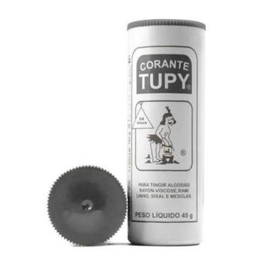 Imagem de 24 Corante Para Tingir Tecidos Roupa Artesanato 45g Tupy, Cinza