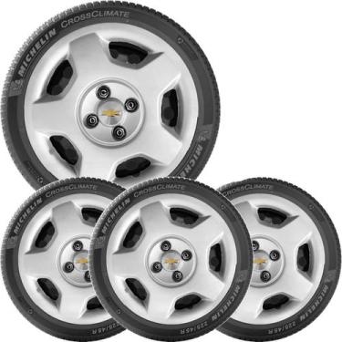 Imagem de 4x Calota Gm Corsa Prisma Aro 14 com Emblema 053cb - grid