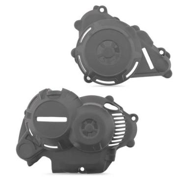 Imagem de Par Protetores Tampas Laterais Motor Street Amx Cg/Bros 160 Xre 190, C