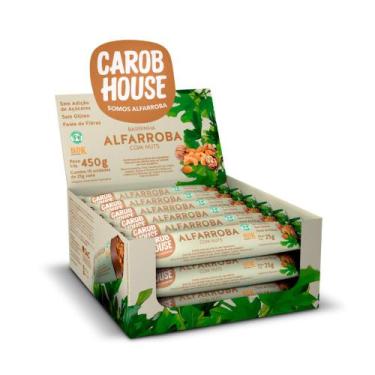 Imagem de Alfarroba com Nuts Zero Açúcar, Zero Glúten contendo 18 unidades de 25
