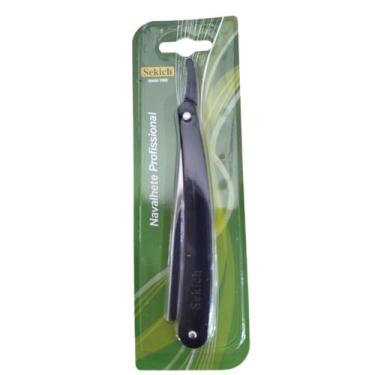 Imagem de Navalhete Profissional Aço Carbono Cromado 074 - Sekich