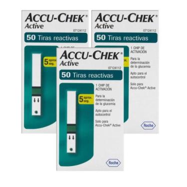 Imagem de Kit Accu-chek Active Com 2 Unidades De 50 Tiras-teste Cada - ROCHE