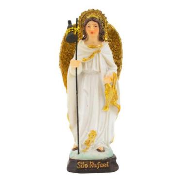 Imagem de Imagem Estátua Resina Arcanjo São Rafael Pequeno - 8cm - Tascoinport