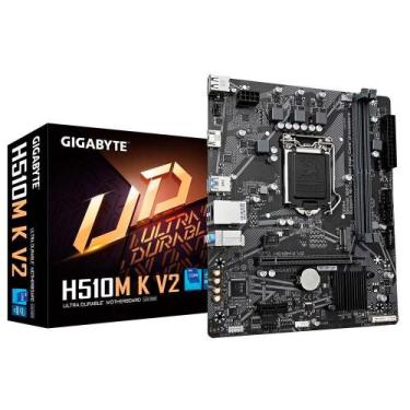Imagem de Placa-Mãe Gigabyte H510M H V2, Intel LGA 1200, 10ª E 11ª Geração, mATX
