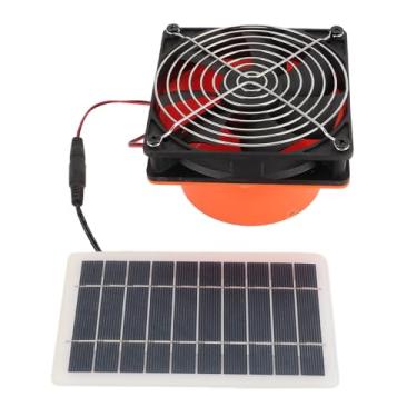 Imagem de Ventilador Movido a Energia Solar, Exaustor Solar de 10 W Com Painel Solar de 5 V e Ventilador de Ventilação de 4,7 pol., Ventilador Solar para Galinheiro, Estufa, Galpão, Trailer