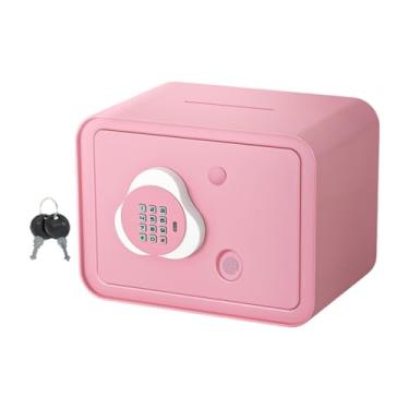 Imagem de Generic Caixa de economia de dinheiro Cofrinho Fácil de usar Presentes para meninos e meninas Pote de economia de dinheiro Cofrinho para aniversário ação de, Rosa