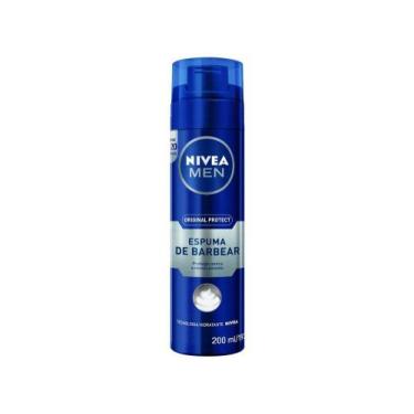 Imagem de Espuma de Barbear Nivea Men Original Protect - 200ml, 1, 200ml
