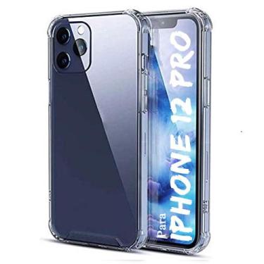 Imagem de Capinha Capa Para iPhone 12 Pro de 6,1" Silicone Tpu Transparente Anti