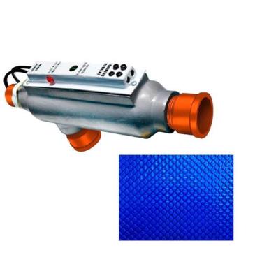 Imagem de Aquecedor Elétrico Compacto Para Piscinas Até 40.000 Litros Com Capa T