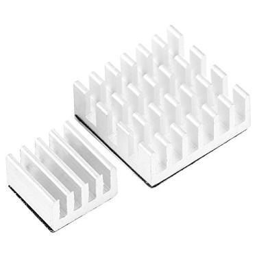 Imagem de Refrigerador de CPU do Dissipador de Calor de Alumínio, Maximizar a área de Superfície, Material de, Adesivo para Trás, para a CPU da Placa-mãe, Módulo MOS,