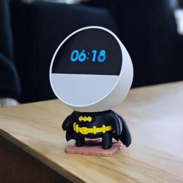 Imagem de Suporte Alexa Echo SPOT Batman Homem Morcego - Presente, decoração criativa, escultura, miniatura