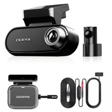 Imagem de DDPAI N5 Dual Radar IA + OBD Kit Câmera Veicular Frontal/Traseira 4K +1080P 32G eMMC, ADAS, WiFi 5G, GPS, G-Sensor, Visão Noturna, Monitor Estacionamento 24h, Detecção Movimento IA(Sem Cartão SD)