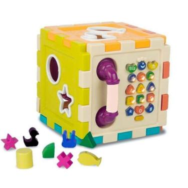 Imagem de Cubo Didático Educativo Com Som - MR 8323