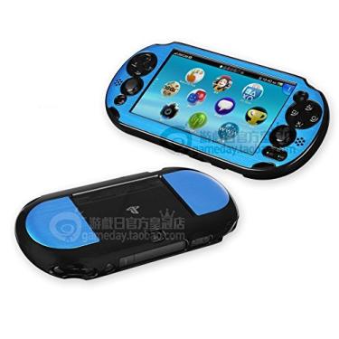 Imagem de Szjay ® Capa rígida de proteção metálica de alumínio metálico para PlayStation Ps Vita 2000 Slim (azul celeste)