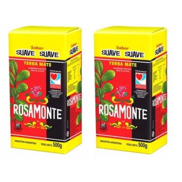 Imagem de 2 Erva Mate Chimarrão ROSAMONTE SUAVE ARGENTINA 500g