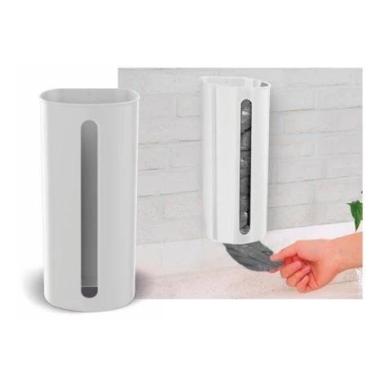 Imagem de Porta Sacola Dispenser de Parede Puxa Saco - Generic