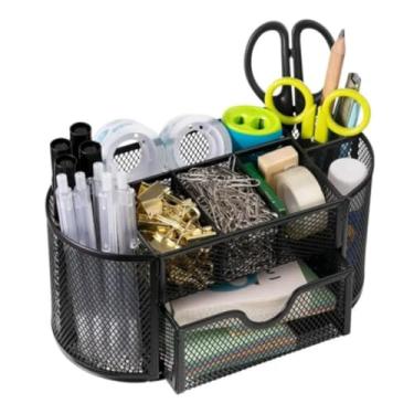 Imagem de Organizador De Mesa Aramado Escritório Porta Lápis Treco