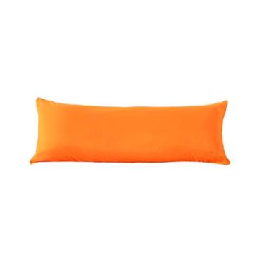 Imagem de (Body Pillow Cover 50cm x 140cm , Orange) - EVOLIVE Ultra Soft Microfiber PillowcasesEvolive Ultra Soft Microfiber Body Pillow Cover/Pillowcases 50cm x 140cm with Hidden Zipper Closure (Orange, Body Pillow Cover 50cm x 140cm )