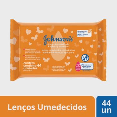 Imagem de Toalhas Umedecidas Johnsons Baby Limpeza e Suavidade c/44