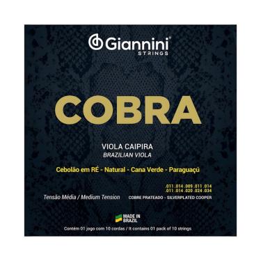 Imagem de Encordoamento giannini gesvm viola cobra prateado media