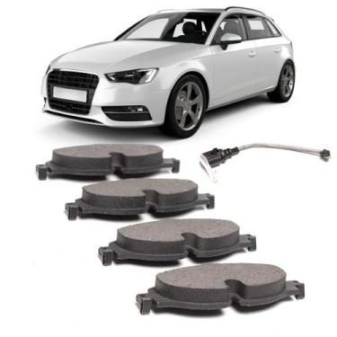 Imagem de Jogo Pastilha de Freio Dianteira A3 Sportback 1.4 2012/... Golf TSI 1.