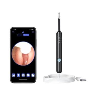 Imagem de Limpador Visual de Ouvido HD com Câmera - 6 Luzes LED e Lente de 4,0 m