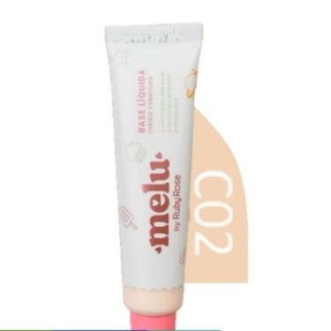 Imagem de Base Líquida Melu Ruby Rose  Cobertura Média & Efeito Matte  Cor Nude 