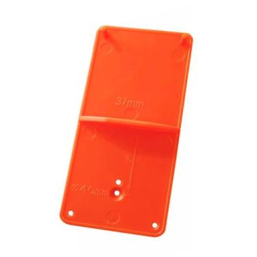 Imagem de Gabarito Dobradiça Caneco Guia De Furação Portas Madeira - Leander Sto