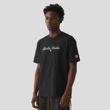 Imagem de Camiseta Fila Biella Italia Preto, M