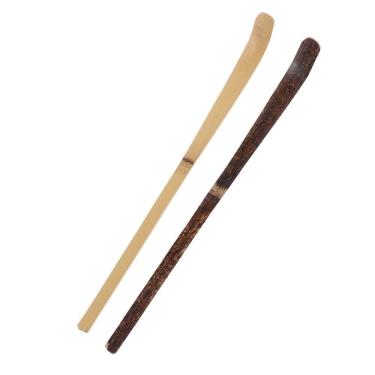 Imagem de Bamboo Matcha Scoop HomeSoGood Japanese Tea Leaf Sticks x2