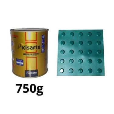 Imagem de 10 Pisos Tátil Alerta Verde Pvc 25X25 + 1 Cola 750G - LaggeAcessibilid