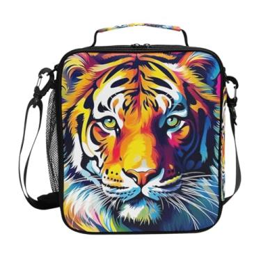 Imagem de UMIRIKO Lancheira térmica infantil com isolamento térmico para meninos e meninas, lancheira com alça de ombro para escola, refeição de piquenique 20854306