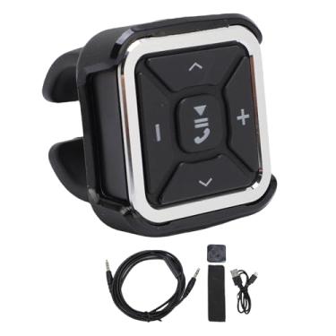 Imagem de Botão de Mídia Bluetooth Controle Remoto, Botão de Controle do Volante Remote Selfie Music Control Botão para Moto de Bicicleta de Carro