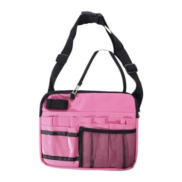 Imagem de Fiocias Enfermeira Fanny Pack Organizador de enfermagem Bolsa enfermeira bolsa de cinto de bolsa de quadril para tesoura, Rosa