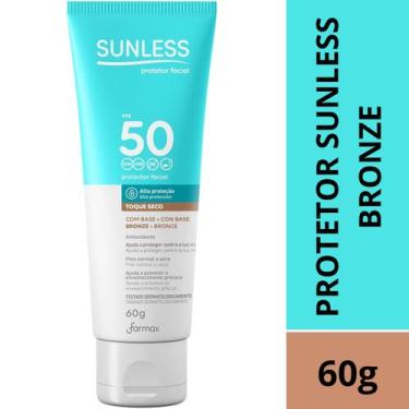Imagem de Protetor Solar Facial Fps50 Sunless 60g Toque Seco Bronze