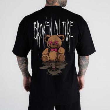 Imagem de Camiseta Oversized Camisa Streetwear Urso Bear Academia Long - RINALDI