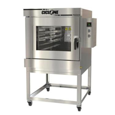 Imagem de Forno Turbo A Gás Venâncio Ciclone 5 Esteiras Interior e Exterior Inox