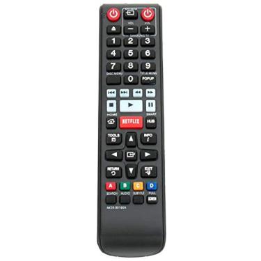 Imagem de ALLIMITY AK59-00166A controle remoto substituído, ajuste para Samsung Blu-ray DVD Disc Player BD-FM59 BD-FM59C BD-F5900 BD-F7500 BD-FM59/ZA BD-FM59C/ZA