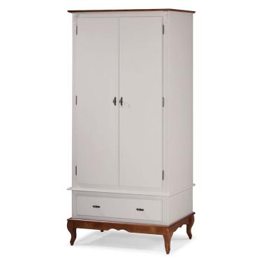Imagem de Roupeiro 2 Portas 1 Gaveta - M560406 Cor Garapa - Verniz