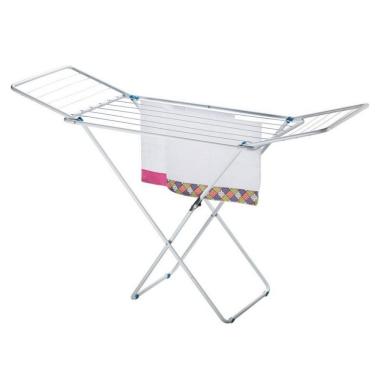 Imagem de Varal De Chão Com Abas Utimil Mod Standard Em Aço Branco