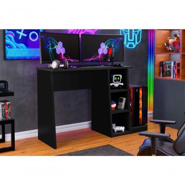 Imagem de Mesa Gamer Escrivaninha Racer Preta Rd - Lm Moveis