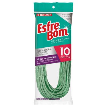 Imagem de Corda Para Varal Revestida Esfrebom Verde 10m - Bettanin