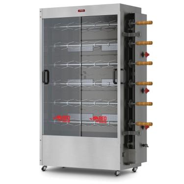 Imagem de Assador De Frango Red Chameleon 6 Espetos A Gás Natural Afi6b-gn