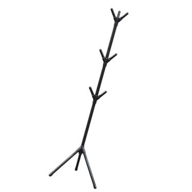 Imagem de Ｂｅｓｇａ Cabideiro Acessórios Versátil Resistente Fácil Montagem Cabideiro para Roupas para Quarto Corredor Sala de Estar Entrada Roupas, Preto