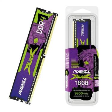 Imagem de Memória RAM DDR4 PUSKILL Killblade - 8GB, 16GB ou 32GB - 3200MHz/2666M