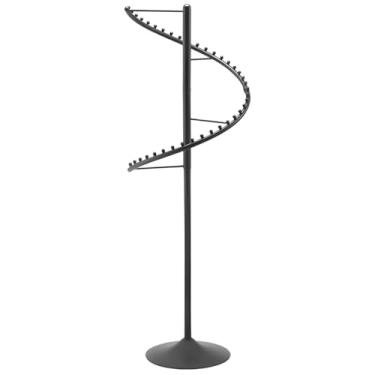 Imagem de BIFCIOFH Suporte de roupas em espiral, cabide giratório independente, prateleiras modernas de exibição de roupas de varejo para armazenamento, rack de roupas boutique para quarto, sala de estar e loja